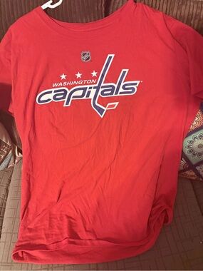 Fanatics Washington Capitals Red Short-Sleeve Tee